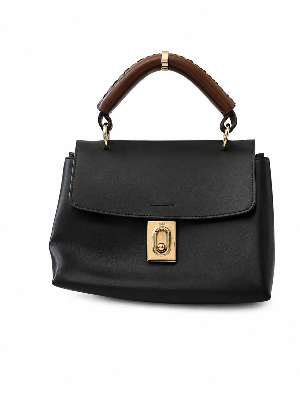 CHLOE Fedora Top Handle Satchel Tote Bag